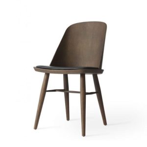 Chaise noir en bois massif