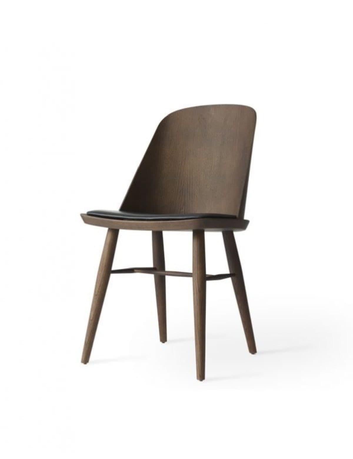 Chaise noir en bois massif